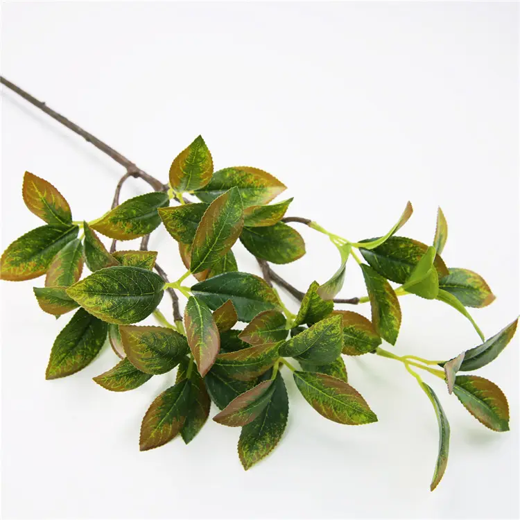 Customized Color Artificial Wedding Leaves New Design Professional Artificial Leaves