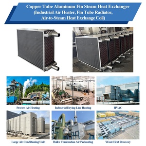 Intercambiador de Calor de Vapor de Alta Presión con Núcleo de Cobre de Alto Rendimiento y Serpentín Aletado <span class=keywords><strong>para</strong></span> Horno de Secado Industrial de Procesamiento de Alimentos - Product Image 2