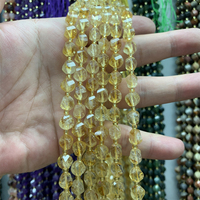 Perles en pierre naturelle Citrine et Quartz Fumé de 7-8mm, forme irrégulière, perles de cristal en vrac, tendance, 45g/brin pour la fabrication de bijoux