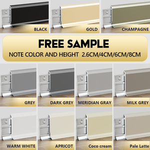 Mới đến sàn Hội Đồng Quản trị nhôm ốp chân tường Hội Đồng Quản trị nhôm ván chân tường sàn TRIM LED Ốp Chân tường - Product Image 3