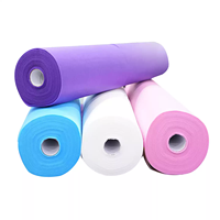 Draps de lit jetables blancs en tissu non tissé SMS, certifiés CE, doux et respectueux de la peau, pour salons de beauté et usage domestique