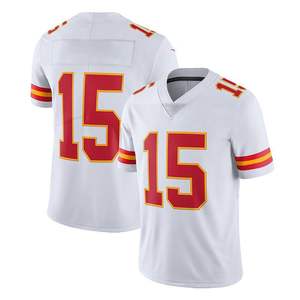 Streetwear personnalisé maillot de football tendance logo brodé maillot de football américain en maille vêtements de <span class=keywords><strong>rugby</strong></span> en polyester - Product Image 2