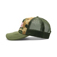 Casquettes de baseball pour enfants, style camionneur, 5 panneaux, en mousse, camouflage, dos en maille, respirantes, pare-soleil, pour l'extérieur