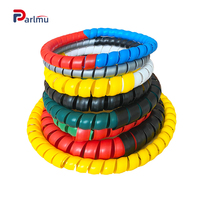 Fabricante de China, plástico PP competitivo, tubo de alambre aislado Flexible, protección en espiral, cubierta de manguera hidráulica, protector de árbol en espiral