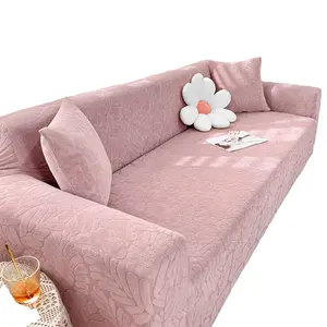 Yeni jakarlı kenar kanepe kılıfı şönil kanepe Slipcover kaymaz koltuk koltuk minderi köşe kanepe havlu oturma odası için
