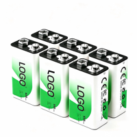 Pack de piles alcalines haute tension 6LR61 9V, piles ultra longue durée pour la maison et les usines