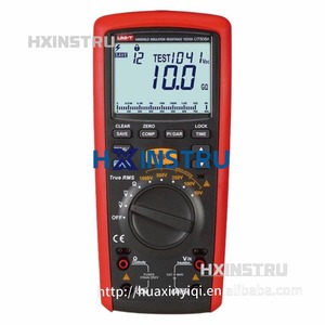 เครื่องวัด UT505B ดิจิตอลมิลลิเมตรโอห์มมิเตอร์ UNI-T แบบมือถือ1000V ตัวต้านทานฉนวนกันความร้อนช่วงอัตโนมัติที่ใช้ HX1 UT505A - Product Image 1