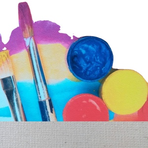 Cuộn Vải Cotton Sơn Lót Hình Nghệ Sĩ, Vải Bạt Cỡ Lớn Tùy Chỉnh - Product Image 3