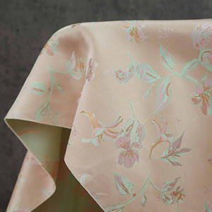 Nouveau tissu Jacquard floral coloré en poudre de brocart de chanson d'imitation de style chinois - Product Image 3