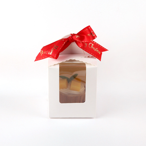 Cajas desechables de alta calidad para cupcakes, 1 cápsula, embalaje ecológico para cupcakes con ventana transparente - Product Image 1