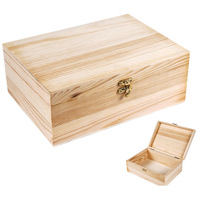 Boîte de rangement en bois naturel personnalisée, organiseur de bureau, boîte à bijoux, boîte cadeau DIY