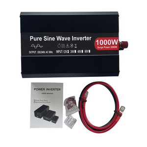 ผู้ผลิตมืออาชีพ แผงโซลาร์เซลล์ 1000w 12v 24V เป็น 220v 1000W ประสิทธิภาพสูง 88% รับประกันการสูญเสียพลังงานต่ำ - Product Image 4