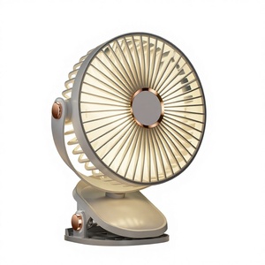 Cross-border New USB Charging Plastic Clip Fan With Brushless Motor 5-speed Silent for Student Dormitory Outdoor Stroller Use Si - Product Image 1