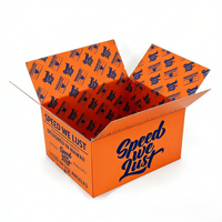 Grande boîte d'expédition en carton ondulé épais et solide, écologique, robuste, avec logo personnalisé pour l'emballage en gros