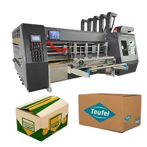 Высококачественная цифровая печатная машина, Гофрированная коробка, картонная печать, режущее оборудование с вырубкой принтера