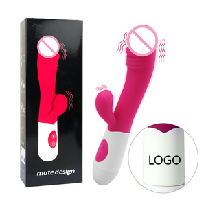 Jouets sexuels pour femmes OEM, double vibromasseur en silicone, stimulateur du point G féminin, vibromasseur pour femmes, livraison rapide - Product Image 2