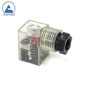 Caja de Conexiones para Válvula Solenoide HS503DIN43650C, 6A AC25DV DC30DV, Espaciado de Pines de 9.4mm, Protección IP65 - Product Image 3