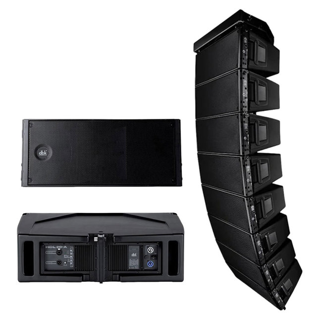 Active HDL 20-A Dual 10 Inch 2 Ways Line Array Speaker Passive pa Sound System Hdl 20a Audio Powered Line Array Speakers