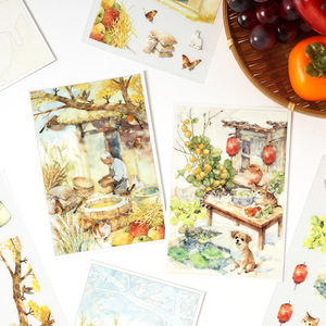 สติกเกอร์ 3 มิติ ลายกลิ่นหอม 24 แบบ แพ็คละ 3 แผ่น สติกเกอร์สำหรับเด็ก สติกเกอร์ลายวิวทิวทัศน์แบบด้าน - Product Image 4