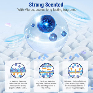 기간 한정 무료 샘플 1.8kg 고체 향기 부스터 구슬 오래 지속 친환경 패브릭 세탁 구슬 향기 부스터 - Product Image 2