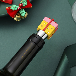 Regalos de Navidad Accesorios para vino Decoraciones Tapón de vino de resina - Product Image 6