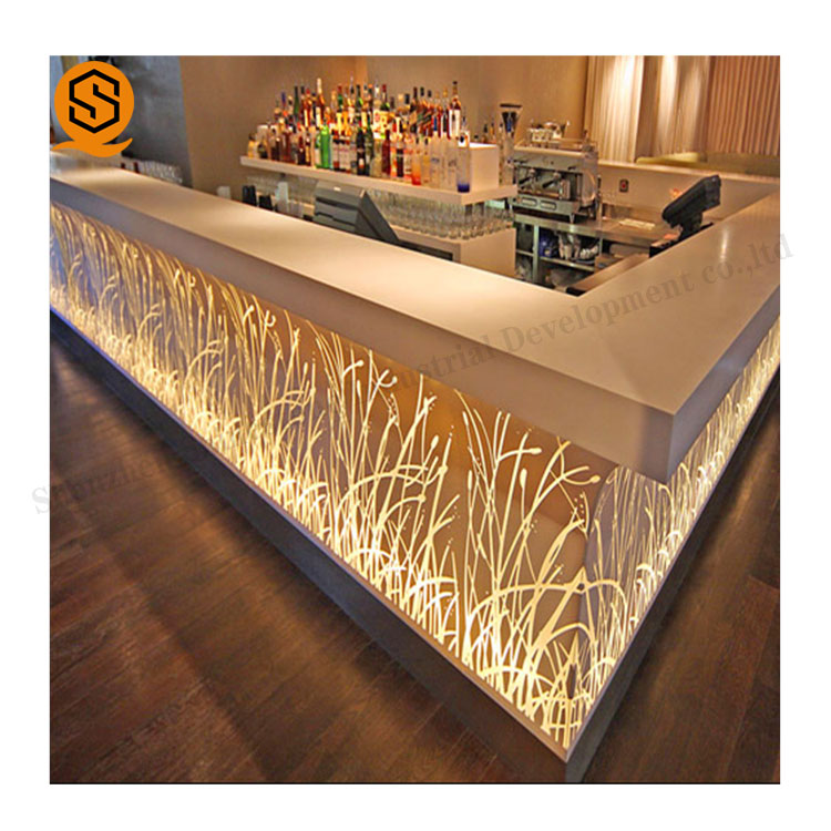 Shinestone Bar Sets - Modern, Illuminated LED Furniture
