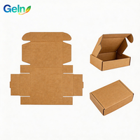 Maßgefertigte Kraftpapier-Wellpappe-Versandkartons mit Logodruck für E-Commerce-Marken Personalisiertes Unboxing-Erlebnis