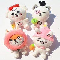 Jouets en peluche super doux en tissu Kpop 2026 et en polaire de coton polypropylène