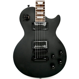 Guitarra Eléctrica Estilo Les Paul Edición Limitada BOSSMAN BLACKOUT de Eastern Music Hardluck Kings, Acabado Negro Mate Satinado - Product Image 2