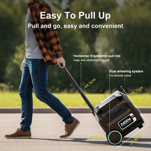 แหล่งจ่ายไฟฉุกเฉินแบบพกพา 2048Wh 2400W คลื่นไซน์บริสุทธิ์ เทคโนโลยี MPPT รองรับแผงโซลาร์เซลล์ 400W ใช้กับรถยนต์ได้ ควบคุมผ่านแอป - Product Image 2