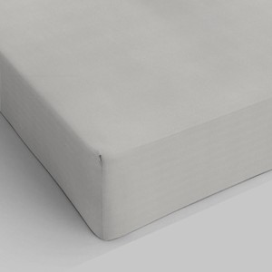 Juego de sábanas grises de algodón 100% ecológicas al por mayor, funda ajustada antimicrobiana para invierno, excelente calidad - Product Image 3