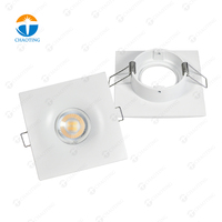 Luz descendente de aluminio para techo, lámpara LED COB de 3, 5, 6 y 7 W, accesorios de foco MR16, GU10, GU5.3