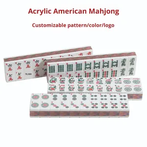 Juego de Mesa Personalizado de Dos Capas de Melamina, Texas Hold'em, Póker, Mahjong, Ajedrez, Estilo Occidental Americano, Diseño Portátil - Product Image 4