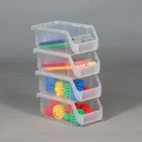Bacs de rangement empilables et suspendables en plastique Guanyu à ouverture frontale pour outils, vis, attaches, stockage et manutention de marchandises
