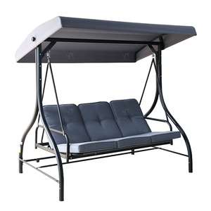 أثاث للحدائق الخارجية ، سرير متأرجح أرجوحة معلقة مع مظلة مع وسادة - Product Image 1