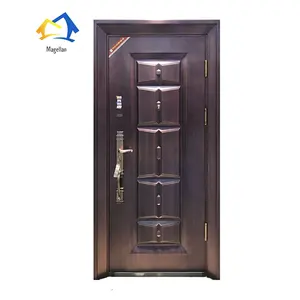 Puerta de acero con relieve, hoja de acero, puerta de madera, diseño pakistaní y kerala