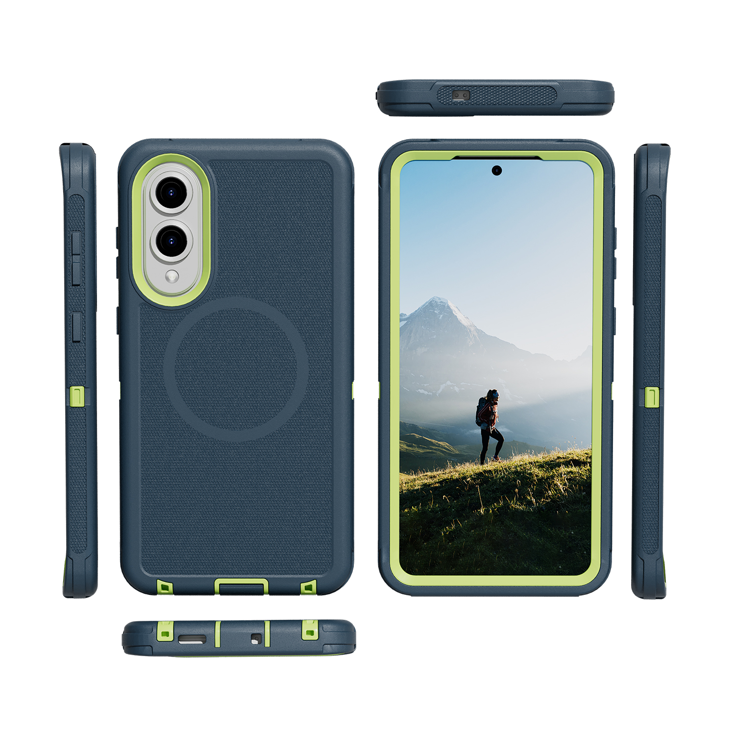 Blu scuro+verde
