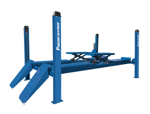 Sollevatore Idraulico a 4 Colonne per Veicoli, Sistema di Parcheggio Auto, Sollevatore Auto Omologato CE - Product Image 1