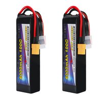 Dayanıklı Performans 6000mAh Lityum İyon Pil Paketi 2S 4S 6S Sürekli Deşarj Uzun Ömürlü Enerji Kaynağı Katı Hal Pil