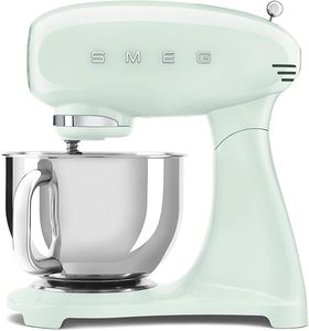 Batteur sur socle SMF03BLUK, style rétro des années 50, avec bol en acier inoxydable de 4,8 L, verrouillage de sécurité, 10 vitesses variables, 800 W - Product Image 6