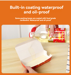 Purpurina Personalizada Bronceado Ecológico Impermeable Desechable Grado Alimenticio A Prueba De Grasa Carpetas de Papel <span class=keywords><strong>para</strong></span> Waffle Stick Hot Dog - Product Image 2