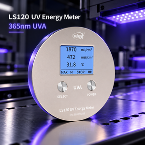Radiomètre intégrateur UV LS120 avec courbes de puissance, d'énergie et de température pour lampes de polymérisation 365 nm - Product Image 1
