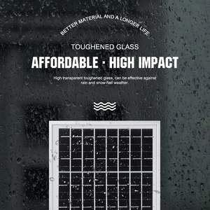 防水夹层玻璃太阳能电池板5V 6V 9V 12v农场围栏用单晶太阳能电池板 - Product Image 3