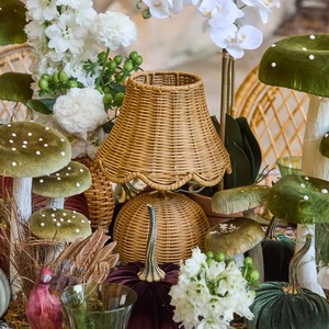 Phong cách Bắc Âu mây sạc đèn bàn, đèn không dây, đèn phòng ăn, có thể thay thế mây Chụp đèn, đèn bàn LED - Product Image 4