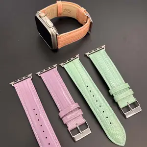 Waterbestendige Appl Horloge Bandjes Ultra 20Mm 21Mm Lederen Band Bandjes Voor Apple Smart Watch Ultra 8