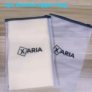 Custom Printed Frosted Zipper-Locked Garment <strong>Packaging</strong> <strong>Bags</strong> Personalized with Brand Logos Free Shipping - Product Image 4