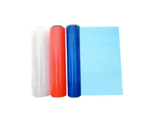 PE plastik pembungkus tahan air film kemasan kargo kekuatan tinggi