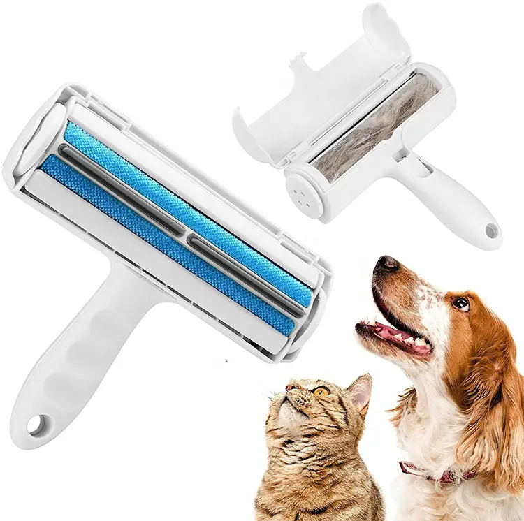 Reusable Pet Dog Cat Hair Remover Roller for Clothes and Bedding Self Cleaning Lint Roller Brush