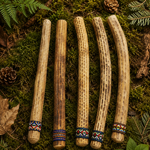 Bacchetta Sonora Naturale in Cactus <span class=keywords><strong>da</strong></span> 75cm, <span class=keywords><strong>Strumento</strong></span> Musicale Artigianale per Meditazione, Yoga, Terapia del Suono e Decorazione Casa - Product Image 3
