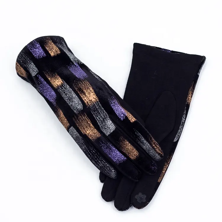 Factory Directly Sell Stylish Ladies Hand Warmer Thermal Korea Velvet Gloves For Women